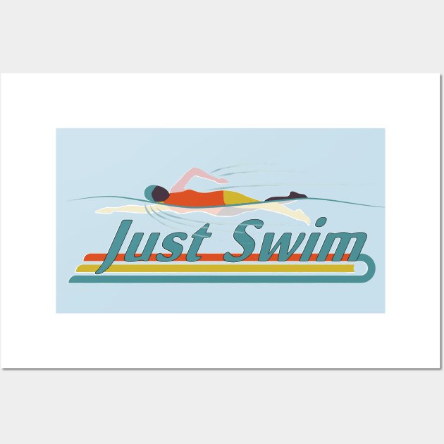 Just Swim Wall Art by ameemax